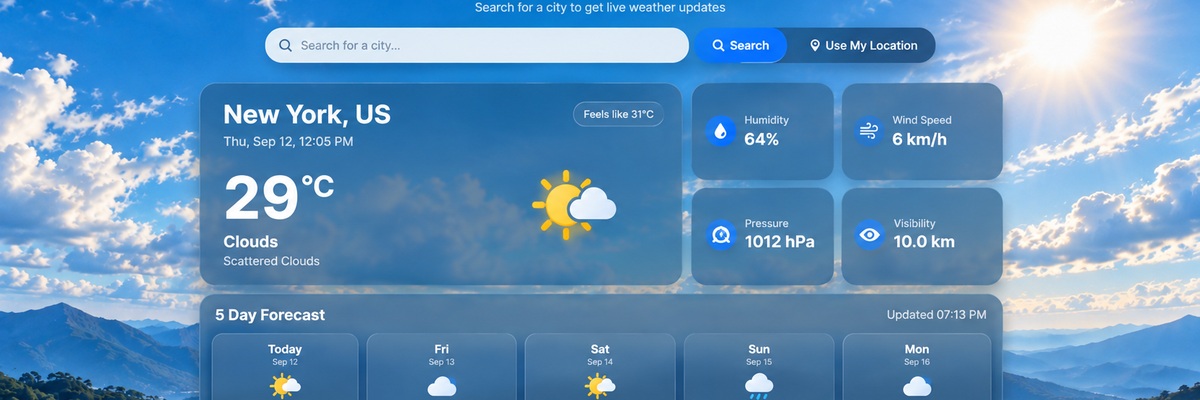 Building a Dynamic Weather App with Vanilla JavaScript