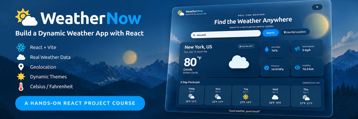 Building a Dynamic Weather App with React