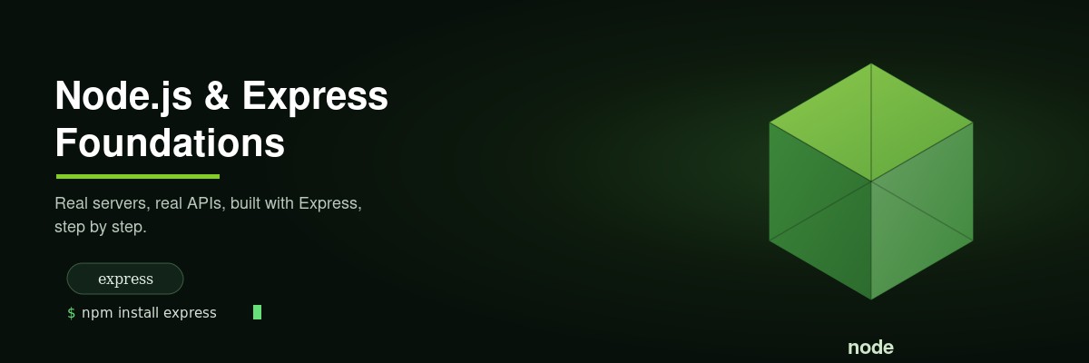 Node.js & Express Foundations